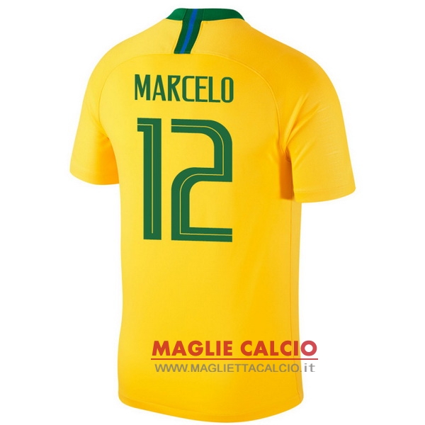 maglietta brasile 2018 marcelo 12 prima